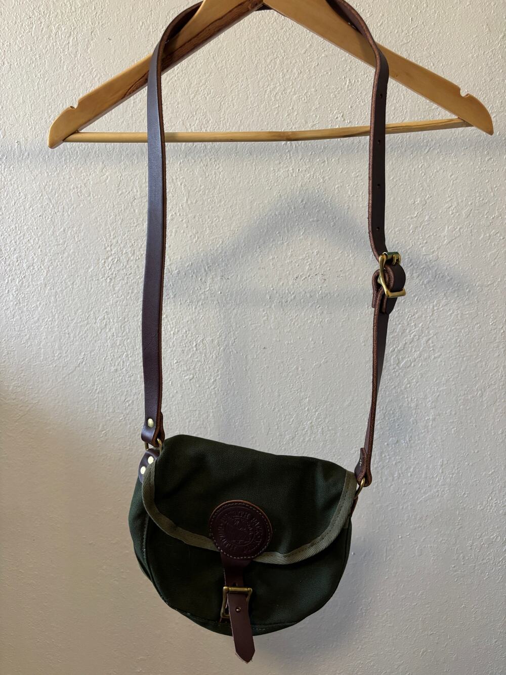 Vintage Duluth Pack Shoulder Bag Purse Canvas & Leather New